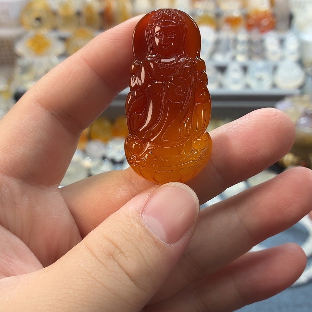 玛瑙/玉髓未镶嵌吊坠(不含链)