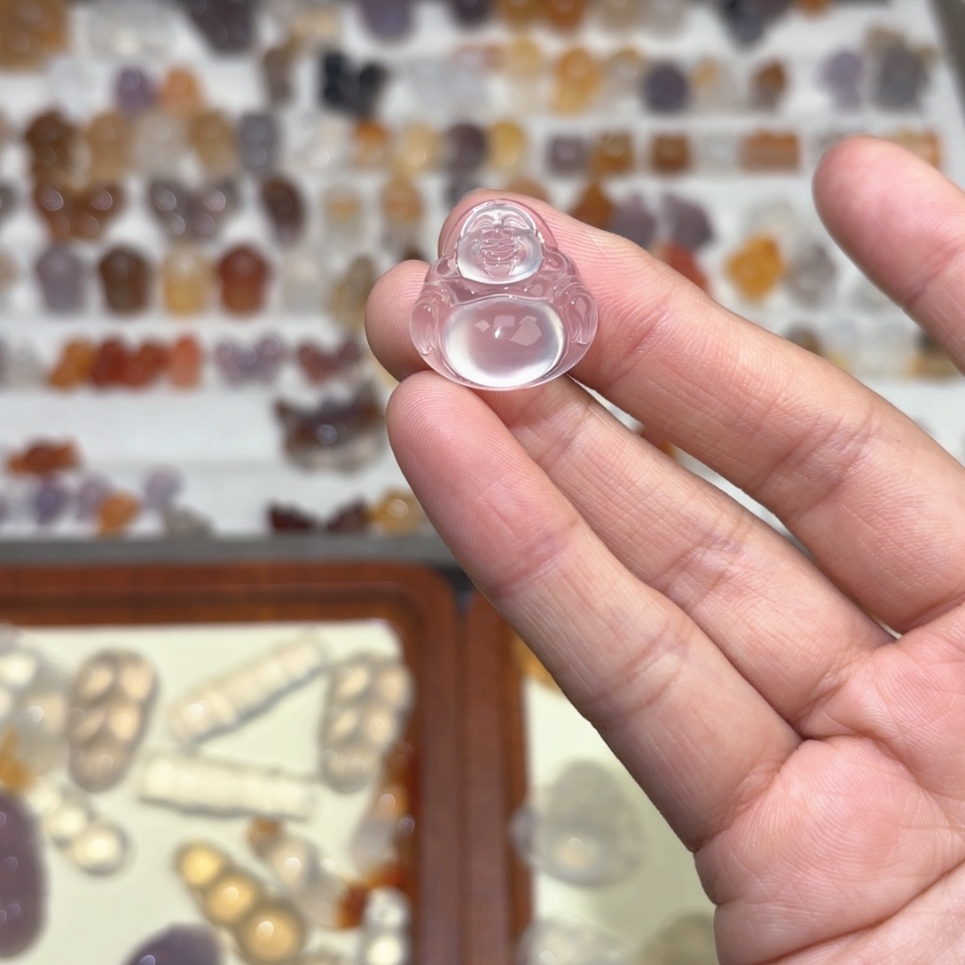 玛瑙/玉髓颈饰未镶嵌白*