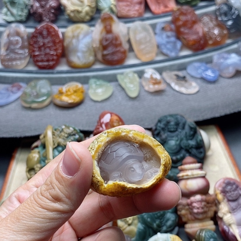 【闪购商品】未镶嵌吊坠定制玛瑙