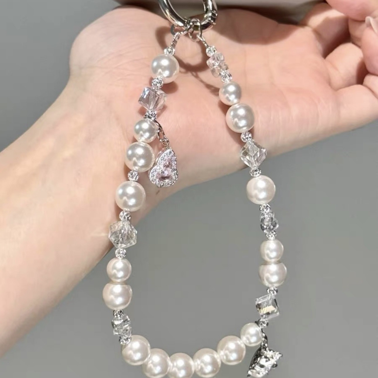 【月华福禄】珍珠葫芦手机链ins短款手机挂绳精致包包挂件女款