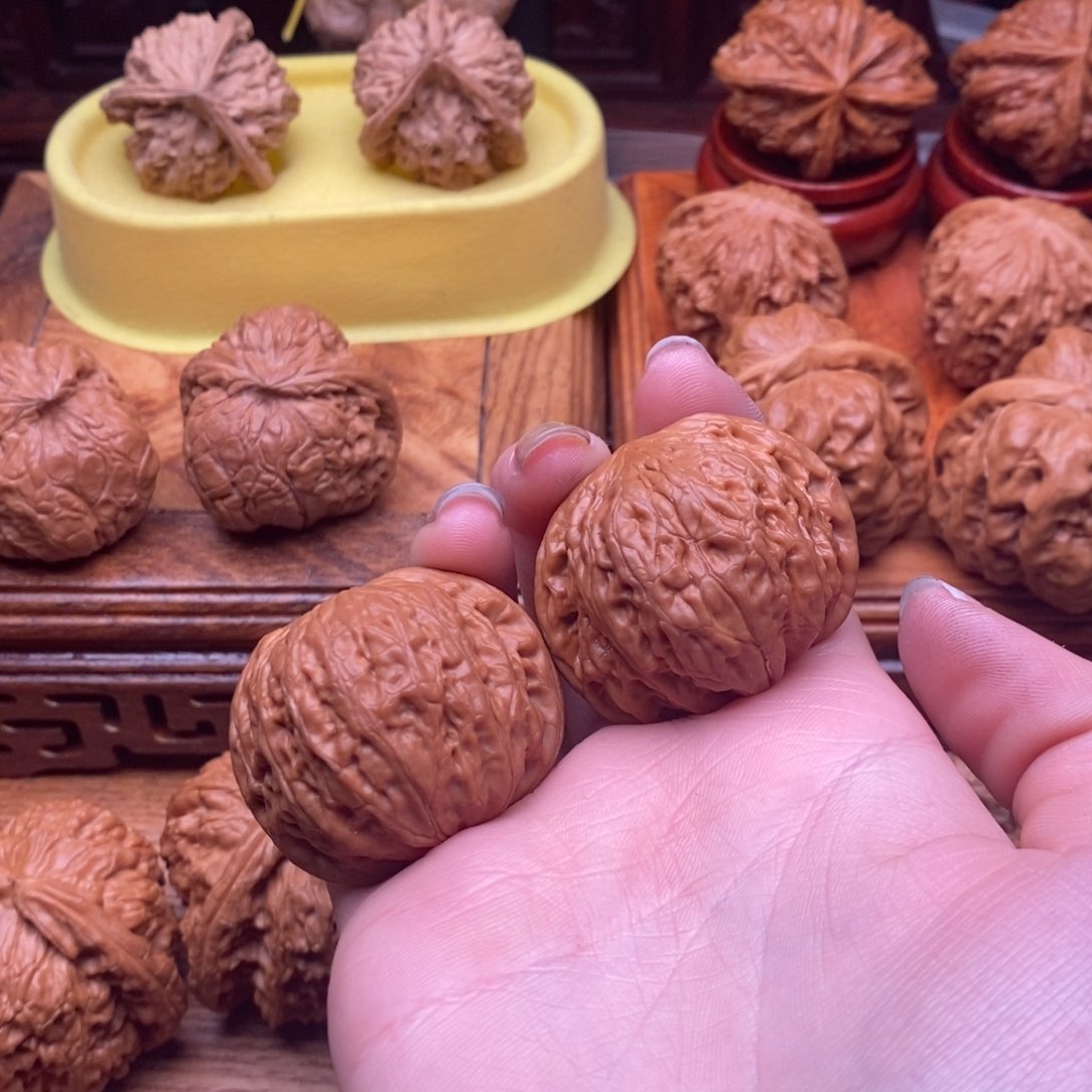 文玩核桃把件雲*月铁锤