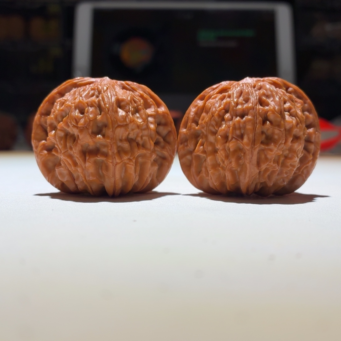 文玩核桃把件磨盘40