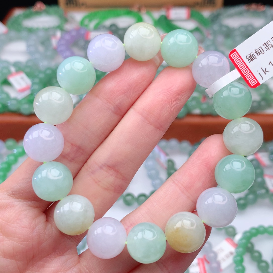 翡翠手链未镶嵌翡翠12mm