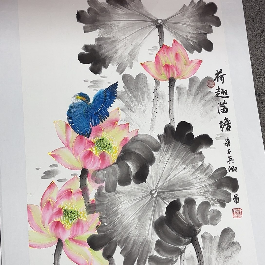 国画国画作品多次入选国内外