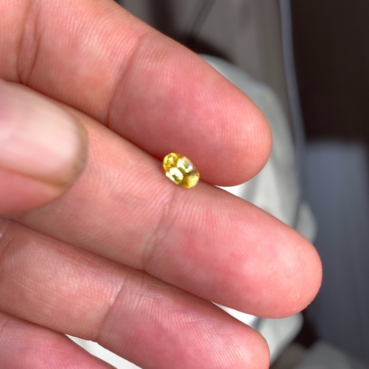 裸石彩色蓝宝石裸石70分左右