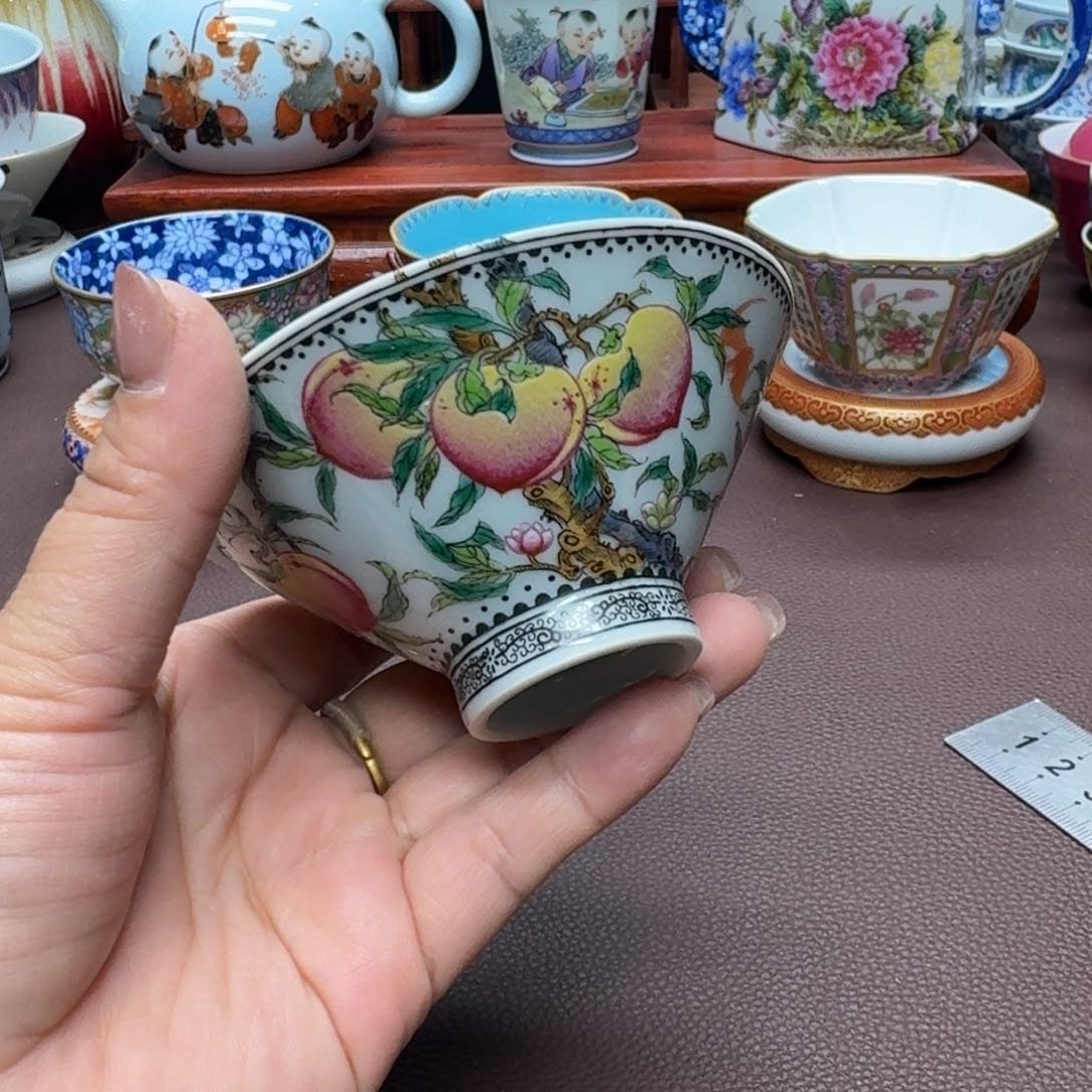 瓷片景德镇仿古手工制作精品展示