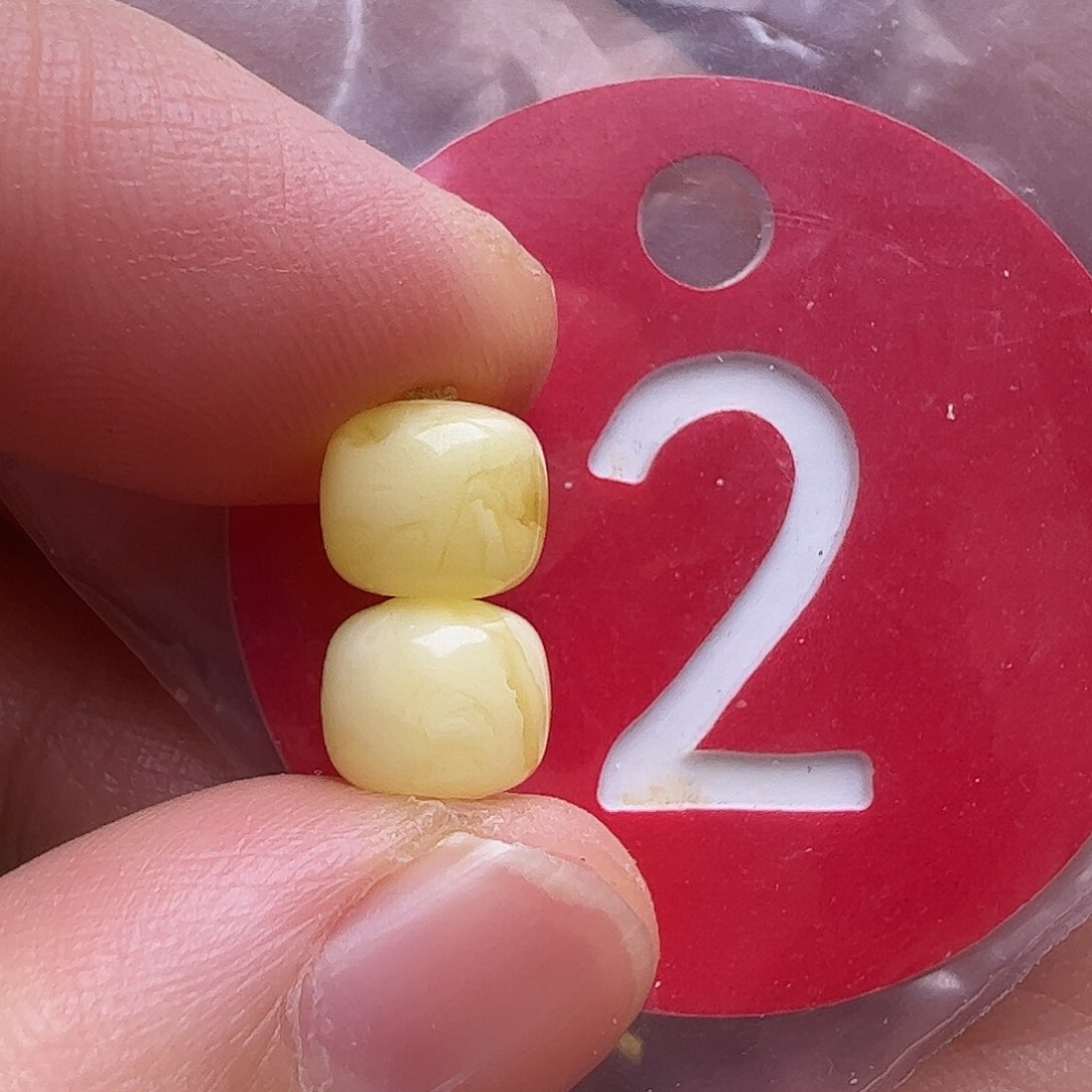 蜜蜡未镶嵌珠宝奇石7mm