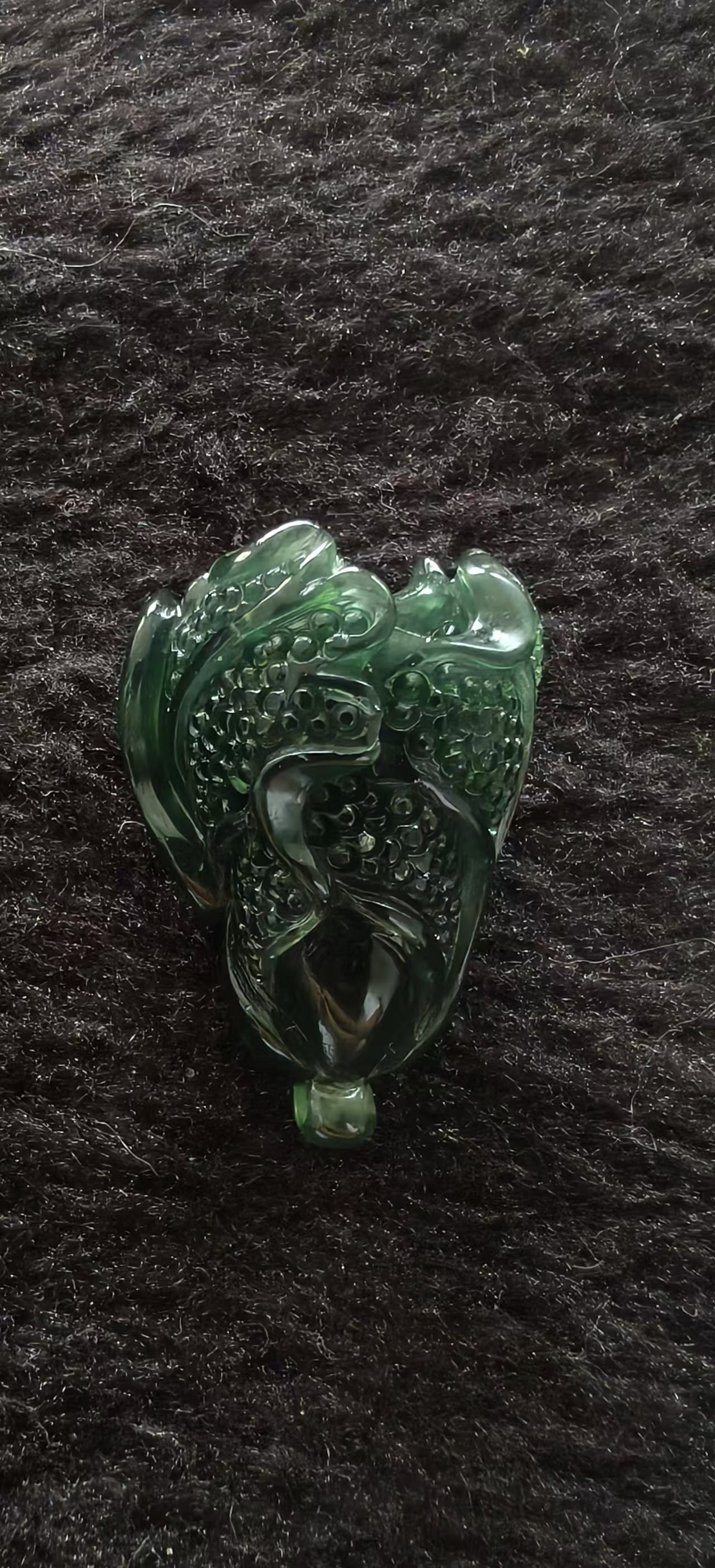 泰山玉百财蛇纹石质玉