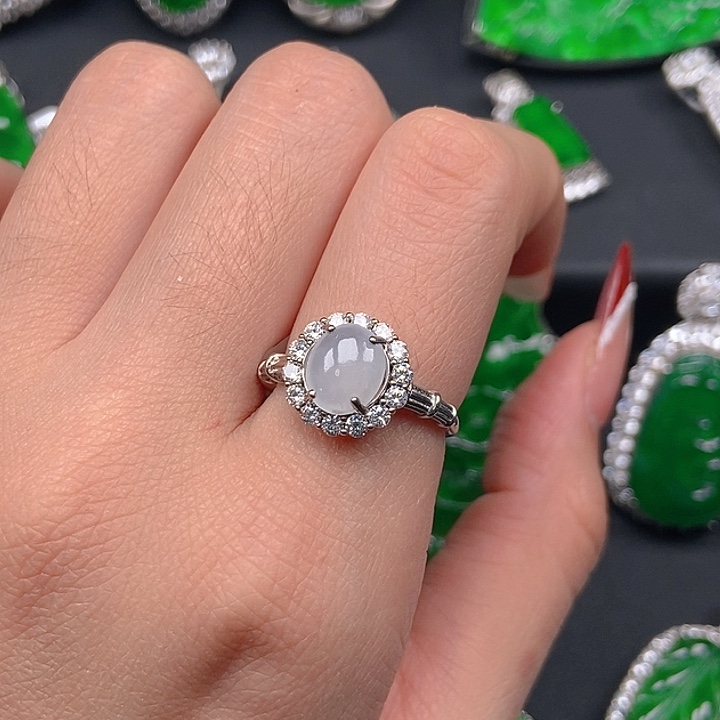 翡翠戒指未镶嵌翡翠