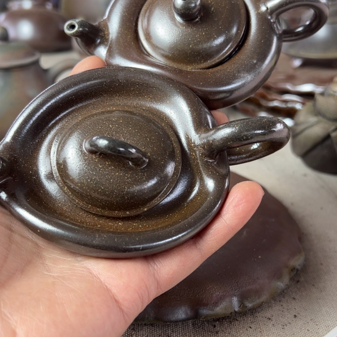 贵台龙窑柴烧茶壶A59