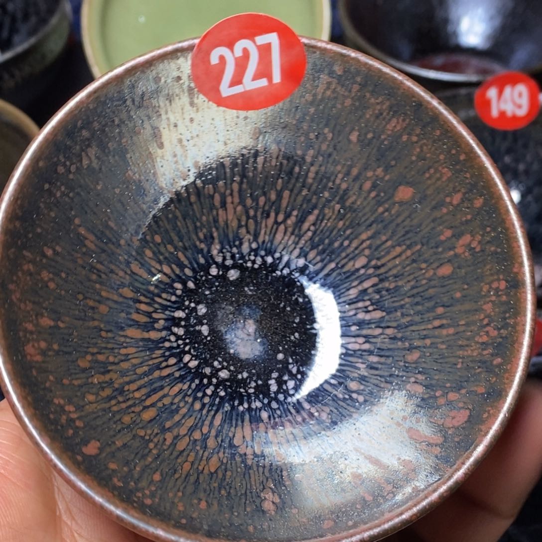 茶盏叶明龙窑柴烧茶盏