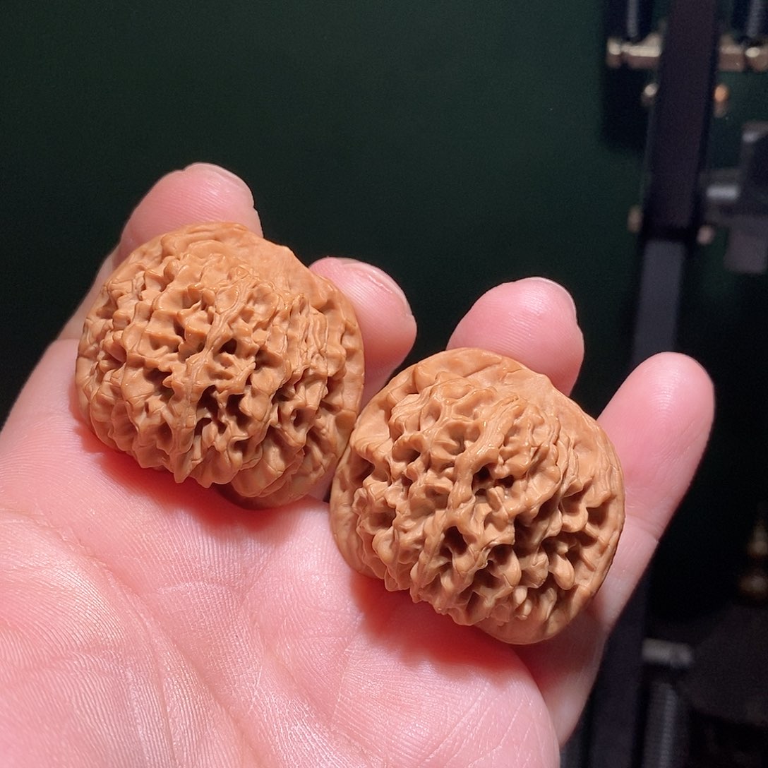 文玩核桃把件38秦闷全品