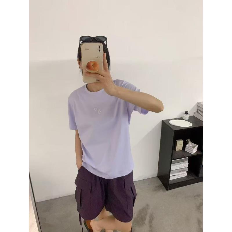 6055休闲简约印花百搭短袖T恤