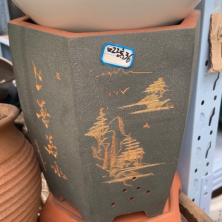 陶瓷景德镇精品花盆栽适合