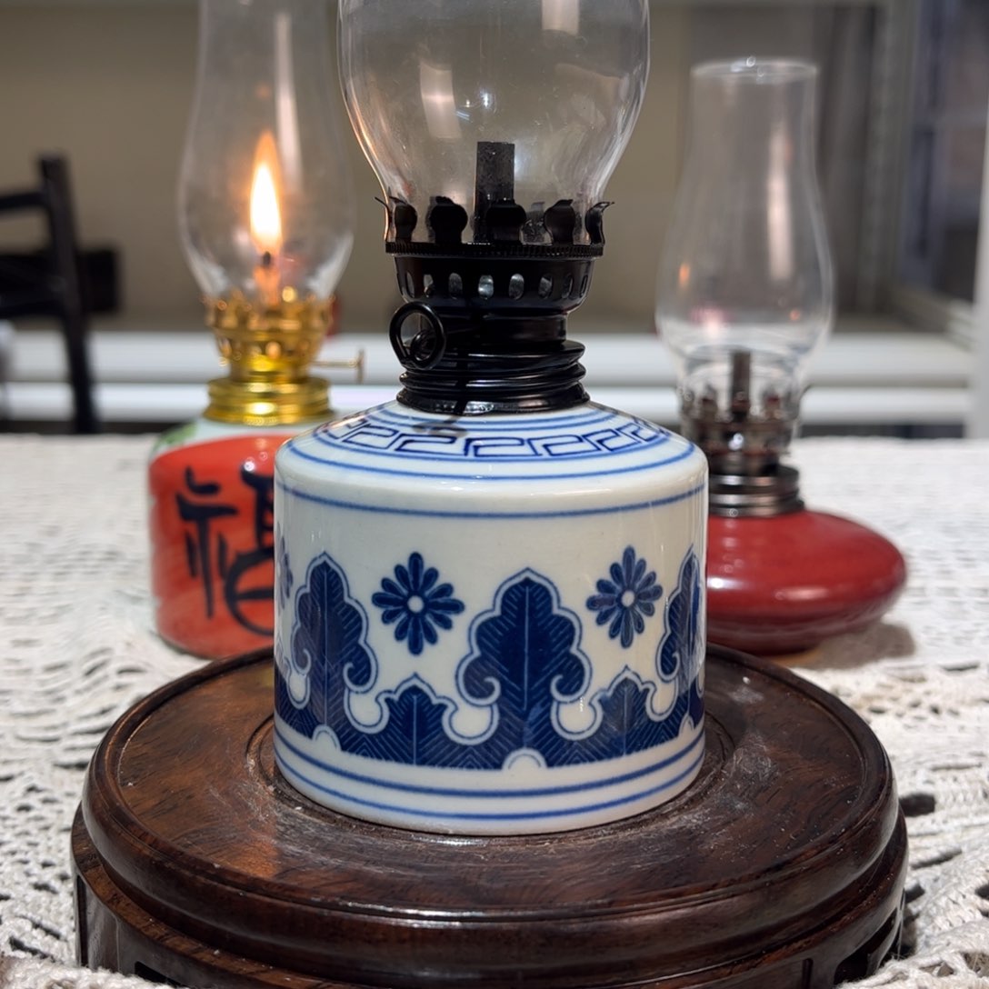 摆件景德镇陶瓷香薰灯