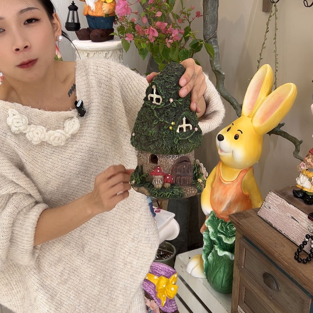 花园摆件红红火火