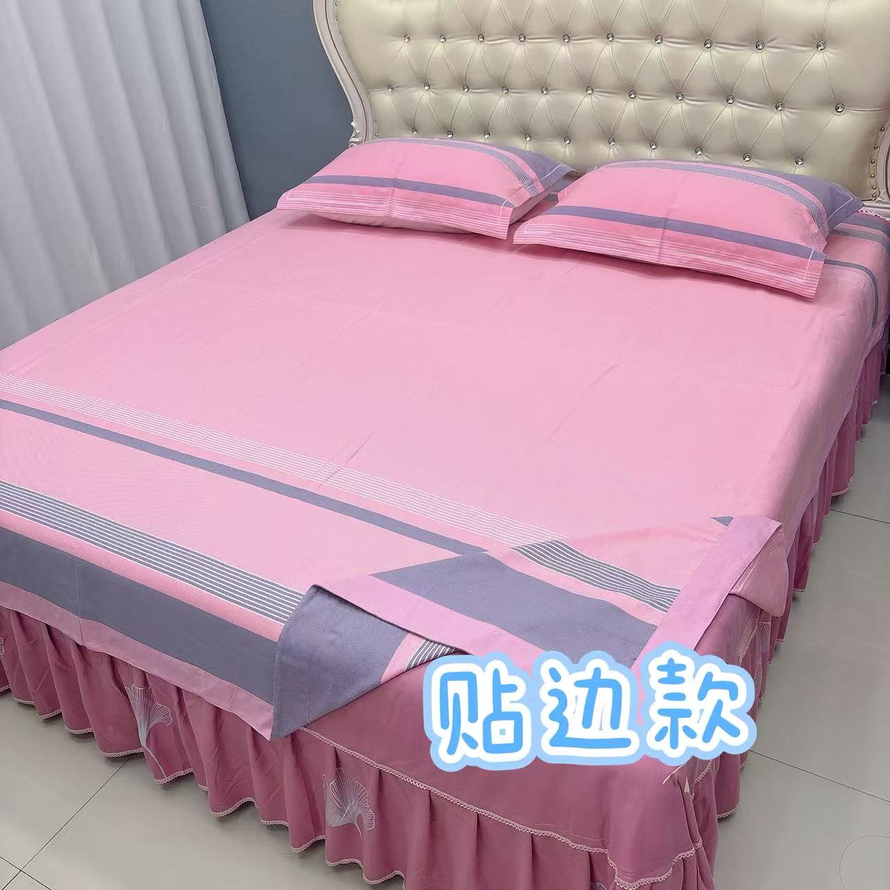 三哥家   全棉手织老粗布（香草绵绵）贴边款