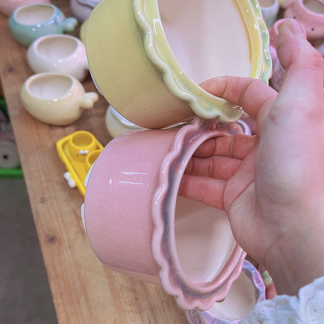 陶瓷花盆当场凑满12包邮