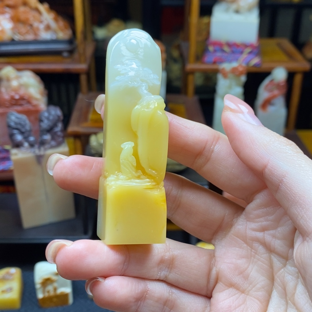 寿山石印石得**鱼哈哈哈哈哈哈哈