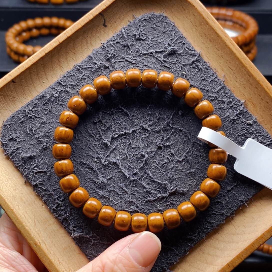 紫金鼠手串8mm实心老型精品