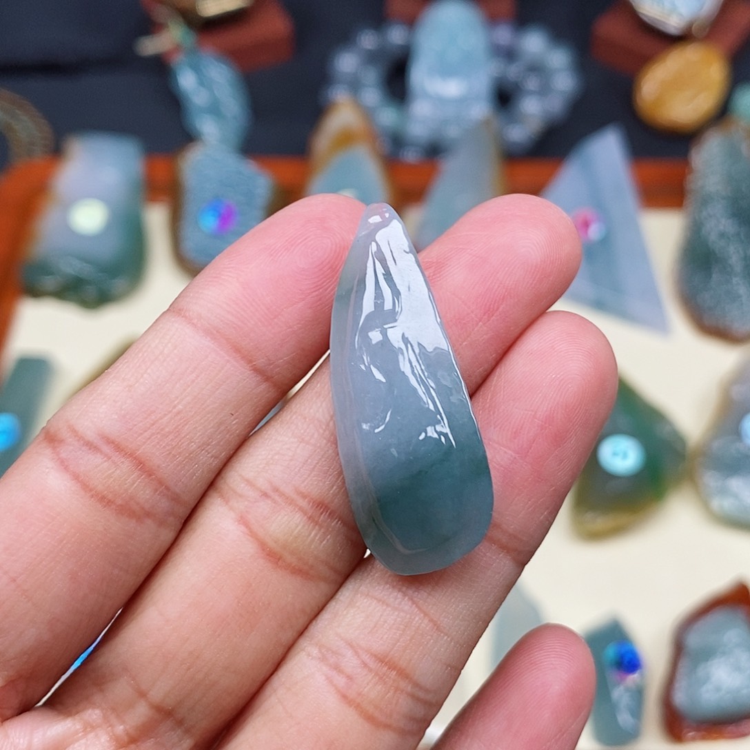 颈饰未镶嵌翡翠用****2翡翠