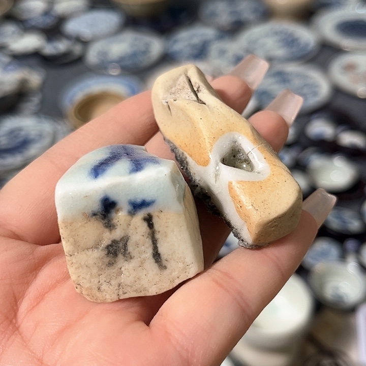 瓷片瓷片茶托喝茶非常不错