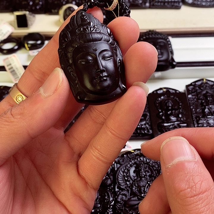 天然缅料a货 钢琴黑观音首