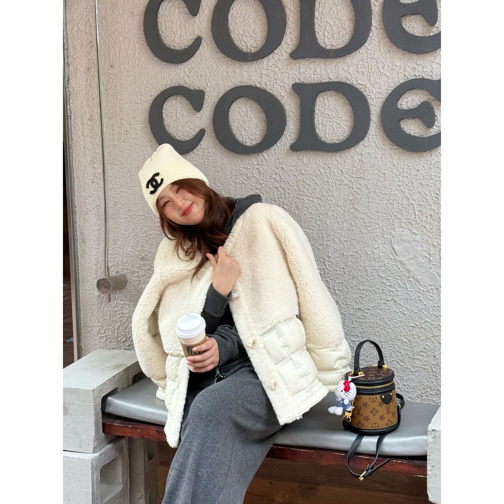 楠序【雪国精灵】安安微胖女装 2025年冬装新拼接百搭羽绒服YZ38087