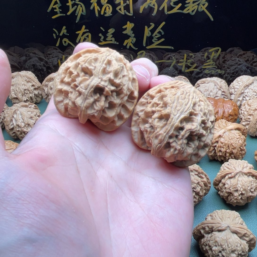 核桃把件A***～41全品无药苹果园