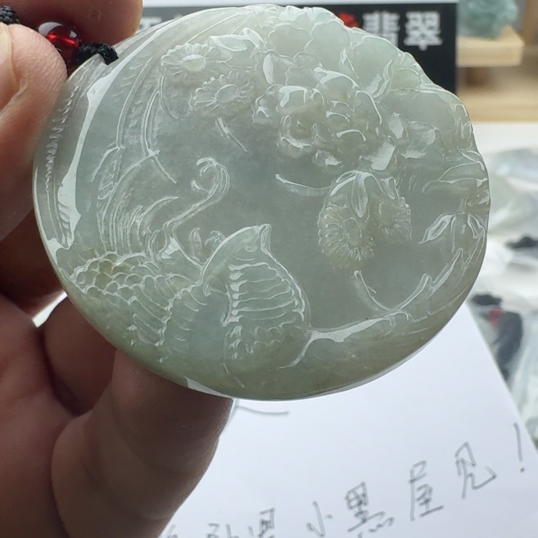 颈饰未镶嵌翡翠天然缅甸A货翡翠
