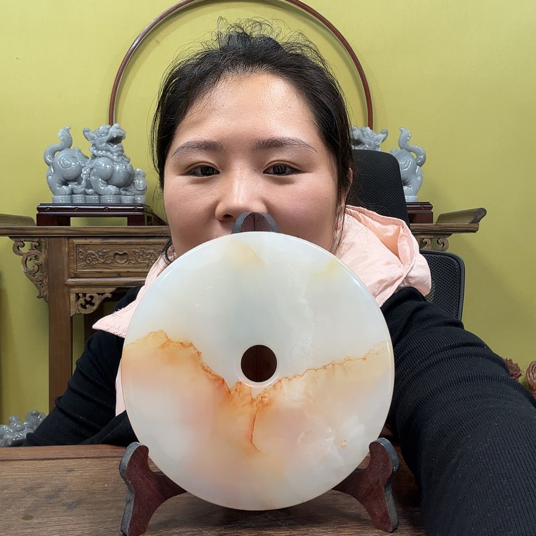 石材伊朗红花冰摆件，，，