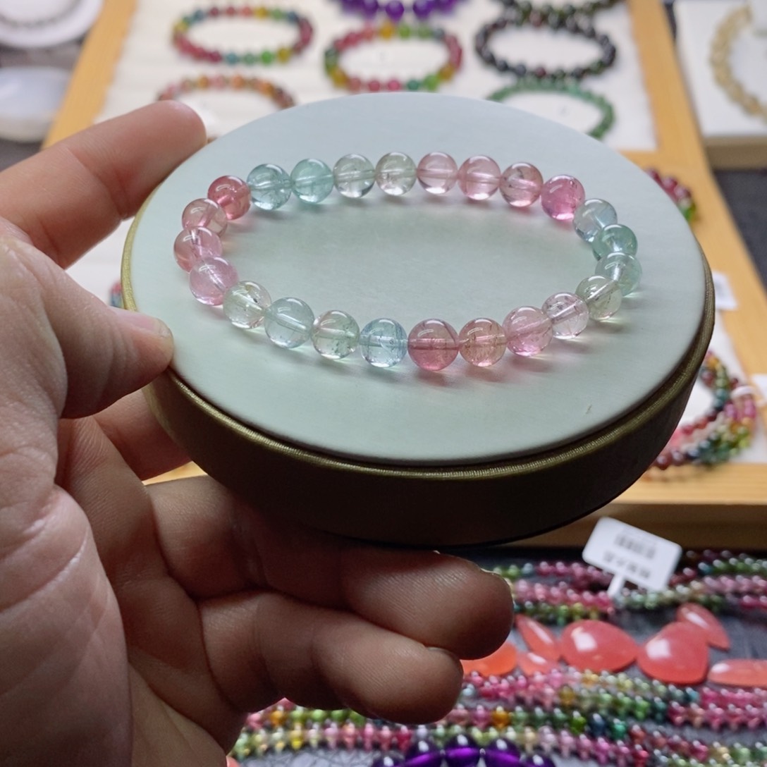 碧玺碧玺手链未镶嵌