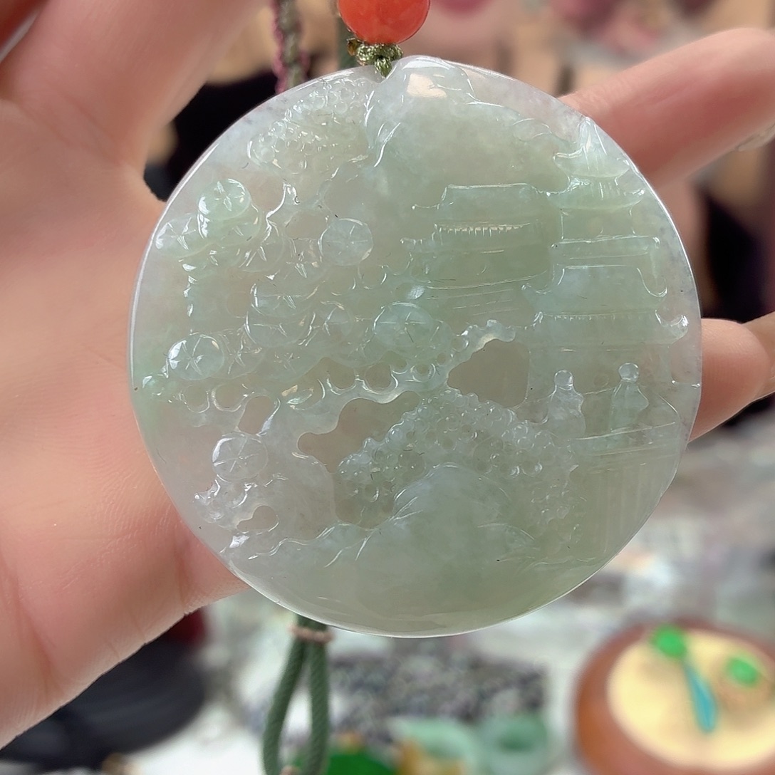 翡翠未镶嵌颈饰翡翠