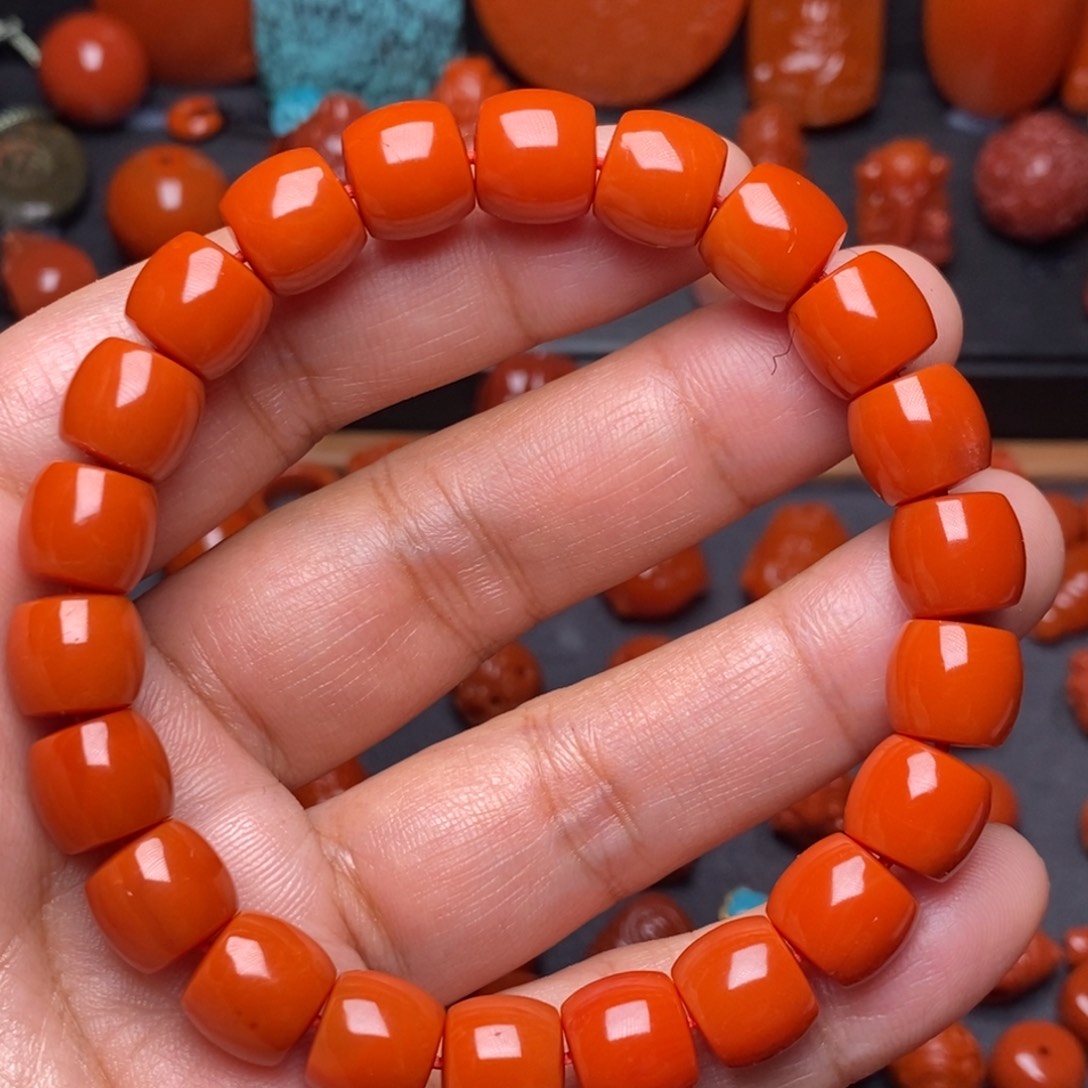 南红玛瑙配饰未镶嵌L*-手串