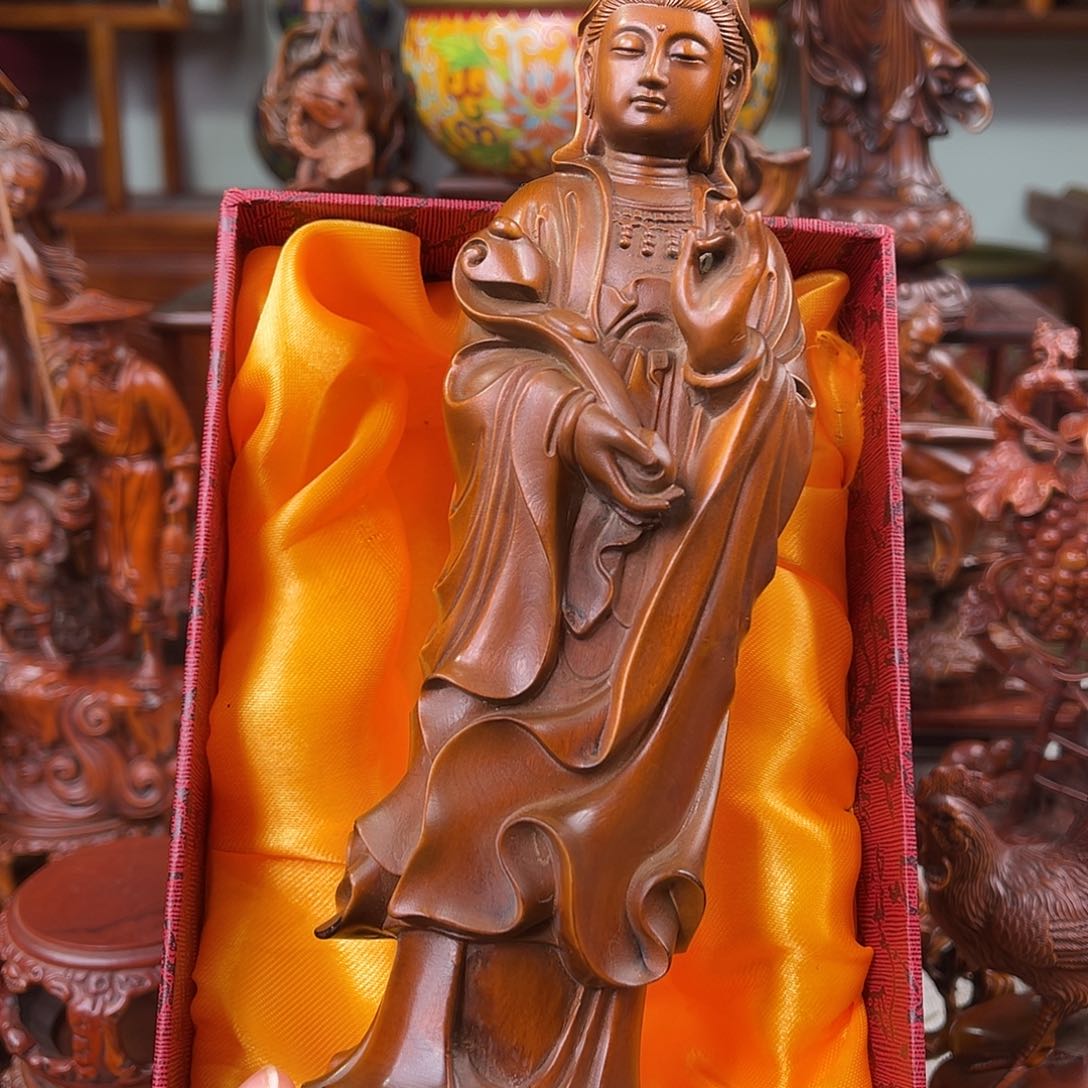 黄杨木黄杨木雕刻高度26厘米