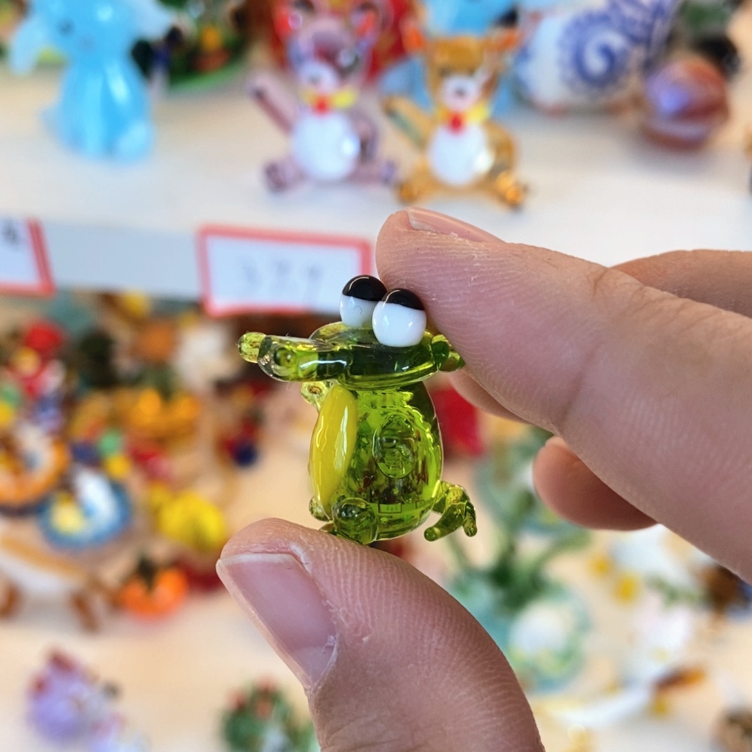 琉璃手工艺品小鳄鱼