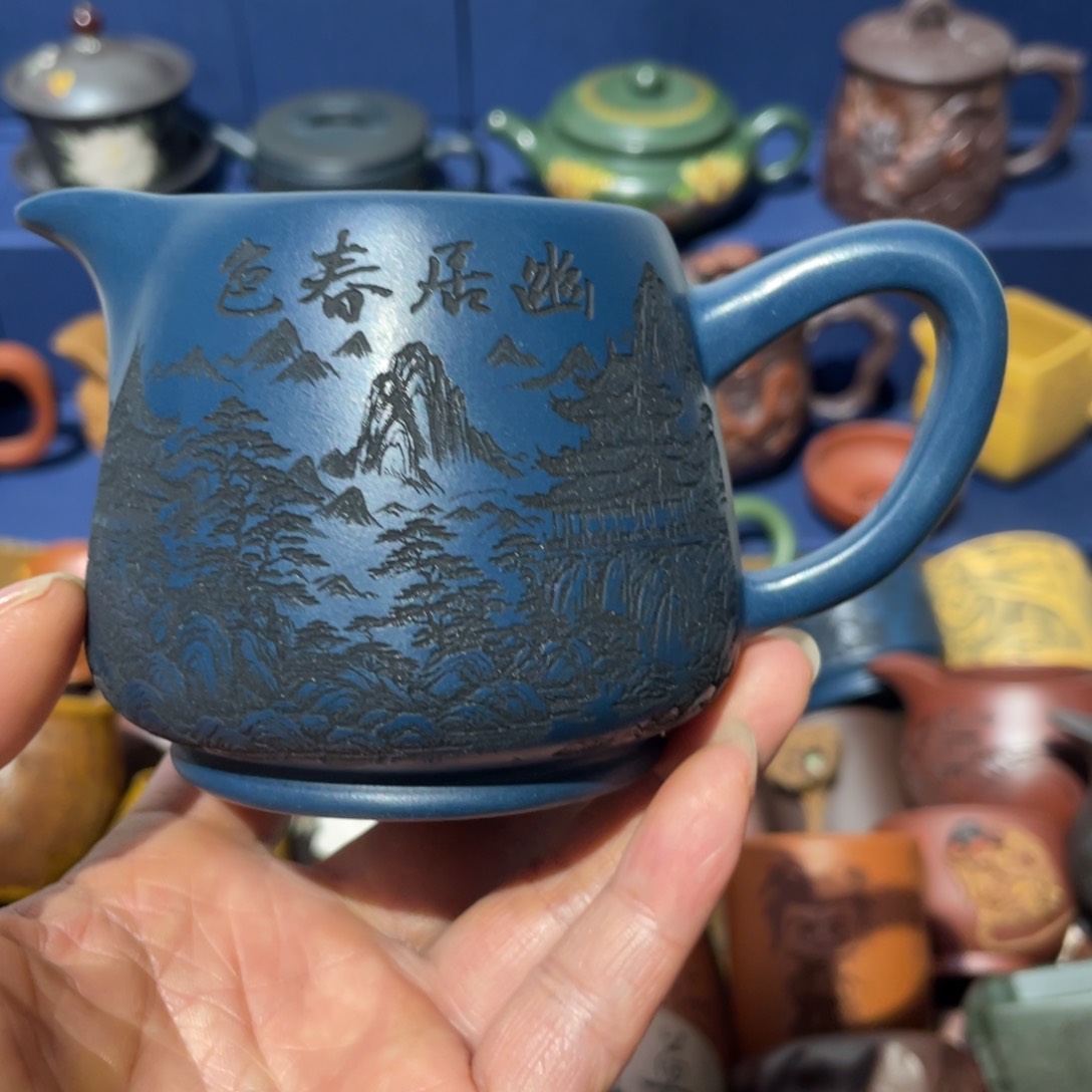 原矿紫砂手工主人杯