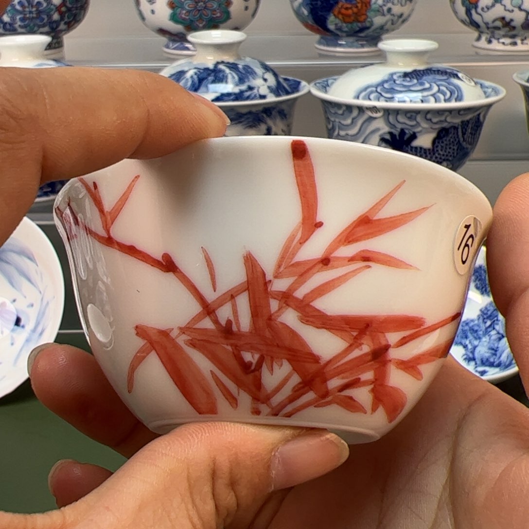 杯木木景德镇纯手绘茶具16