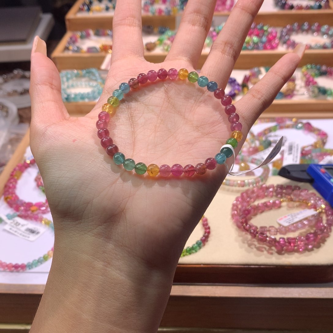 手串未镶嵌碧玺多样性发货其一