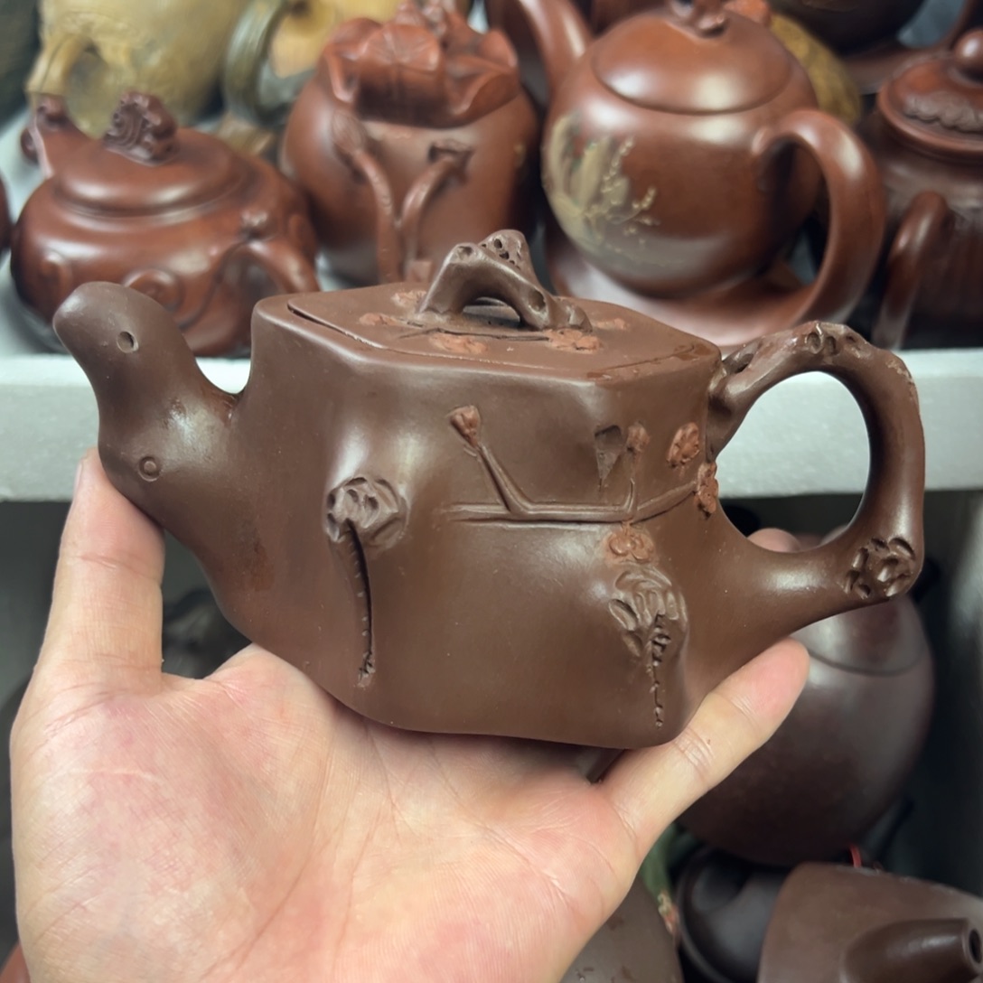茶壶紫砂宜兴原矿紫砂壶250毫升容量