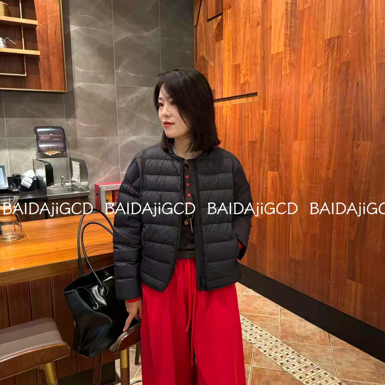 工厂店-（时尚简约）2025冬季潮流时尚百搭显瘦短款爆款羽绒服