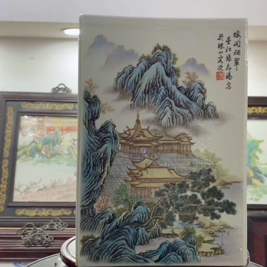 摆件夏**%景德镇手工陶瓷