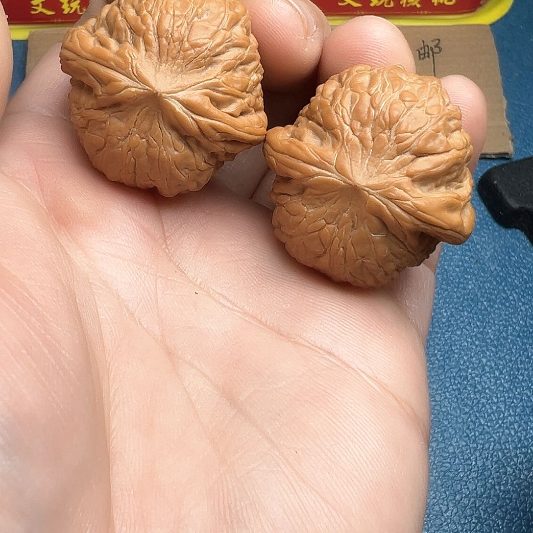 文玩核桃把件35铁锤