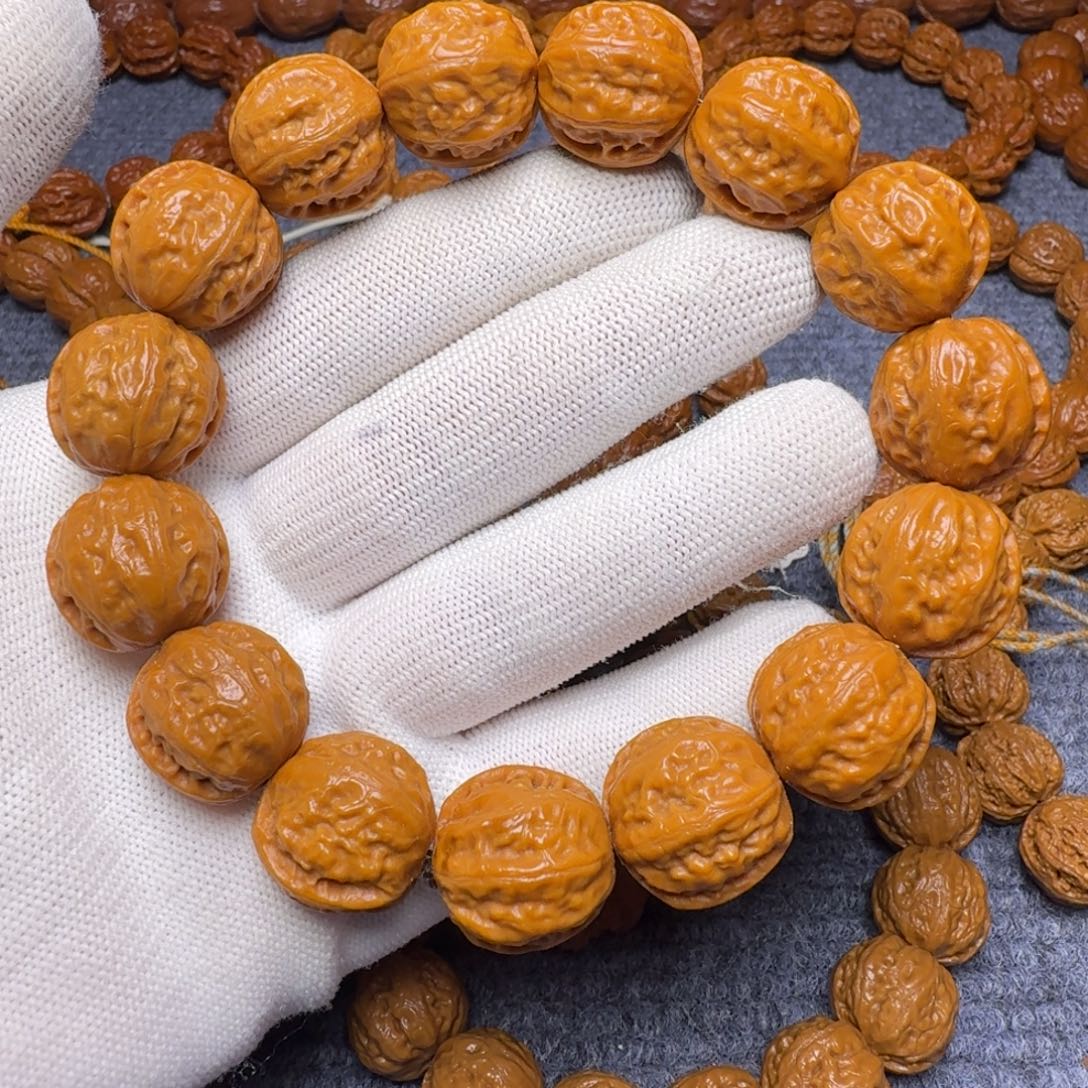 文玩核桃吊坠粗筋八棱