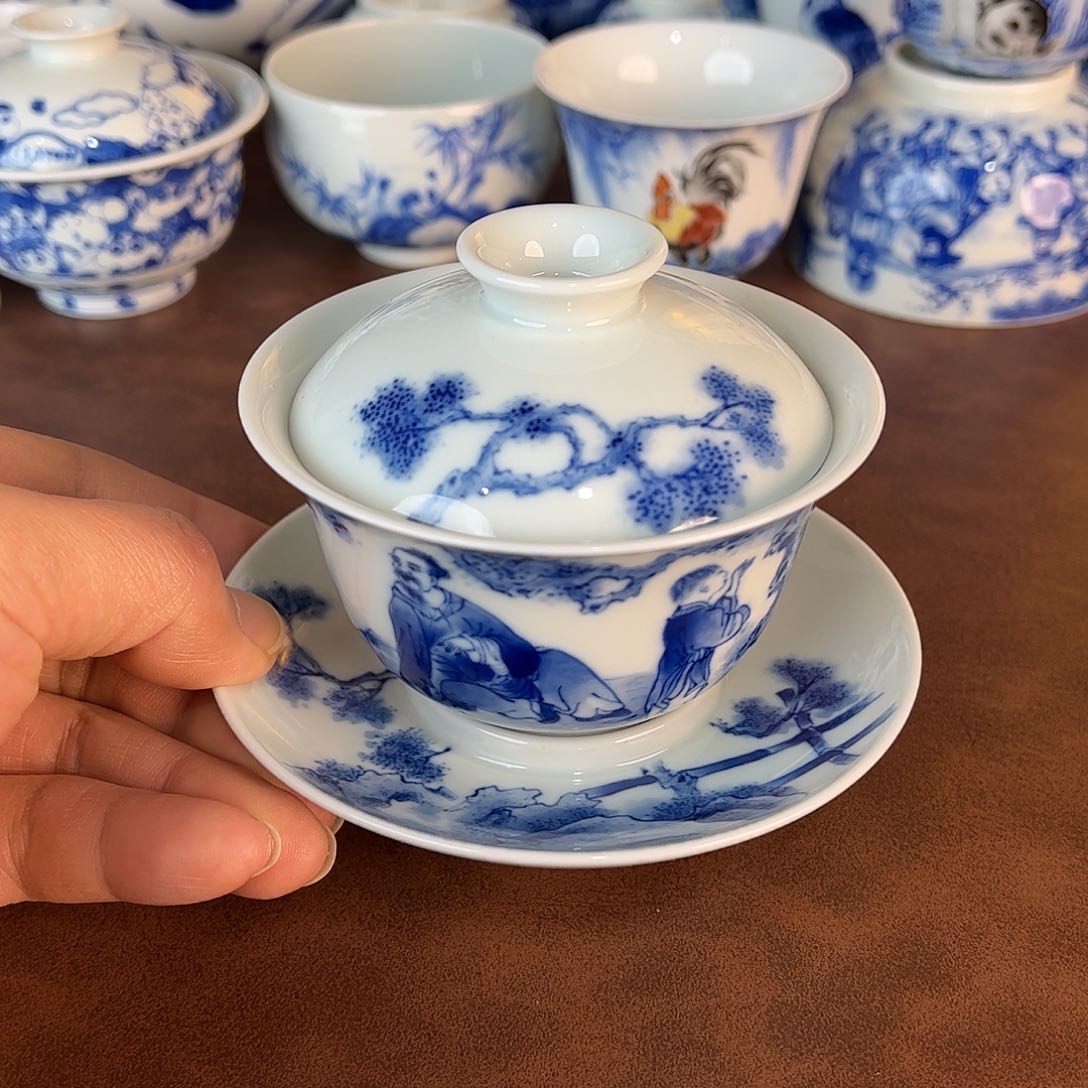 杯景德镇全手工手绘陶瓷