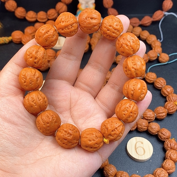 文玩核桃手串西瓜纹手串