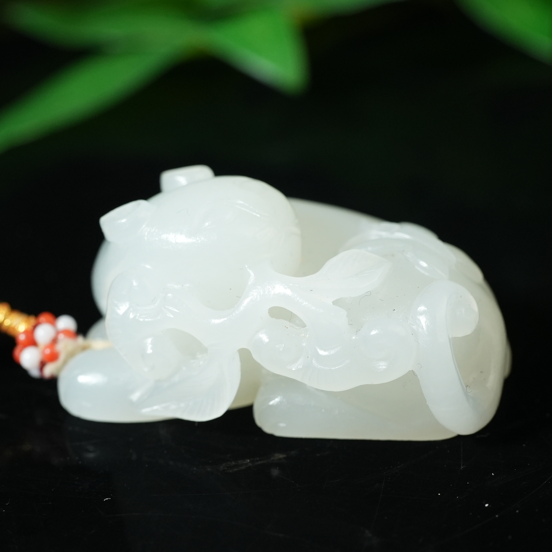 清代和田玉欢把件【华豫之门】ZDW250122016