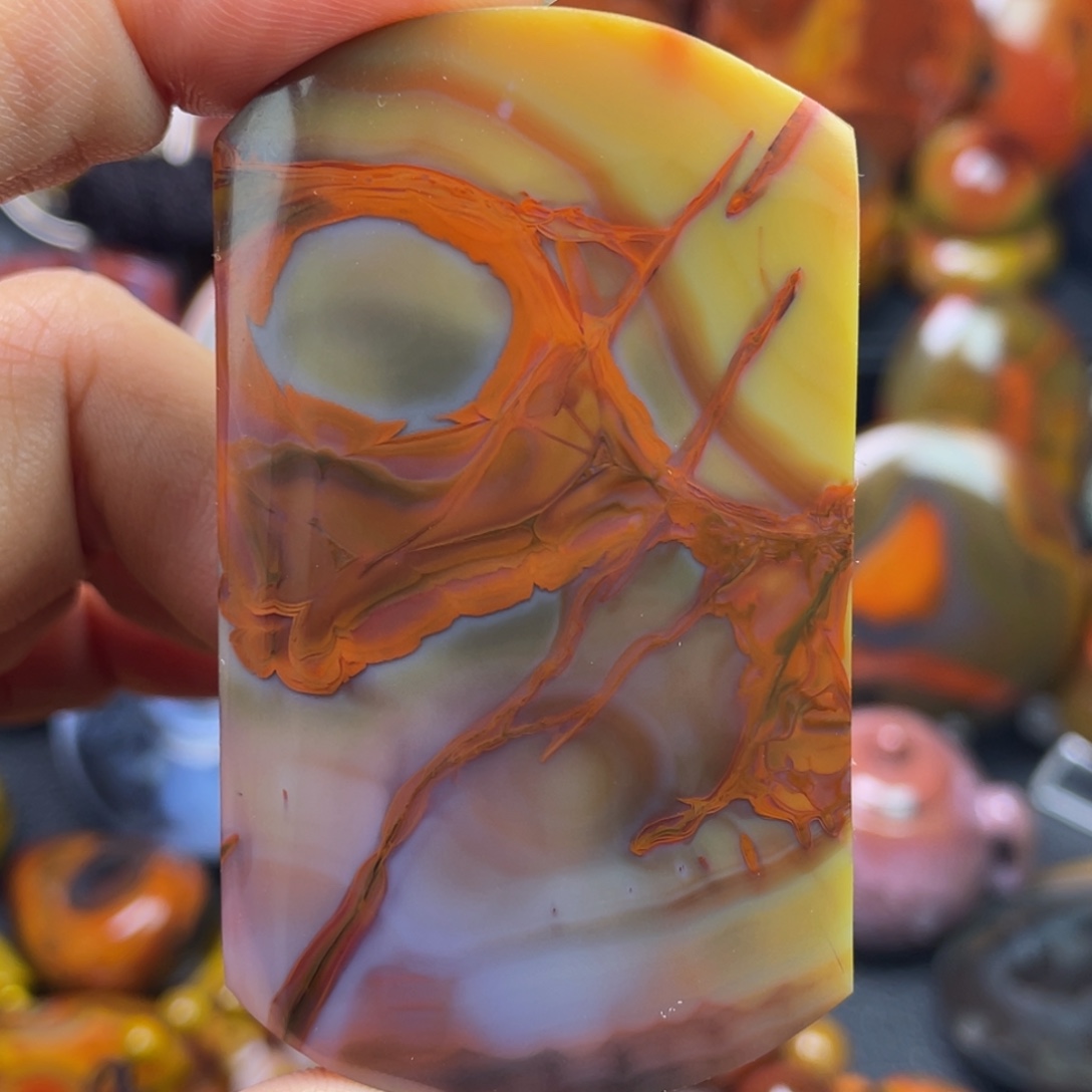 玛瑙/玉髓未镶嵌颈饰