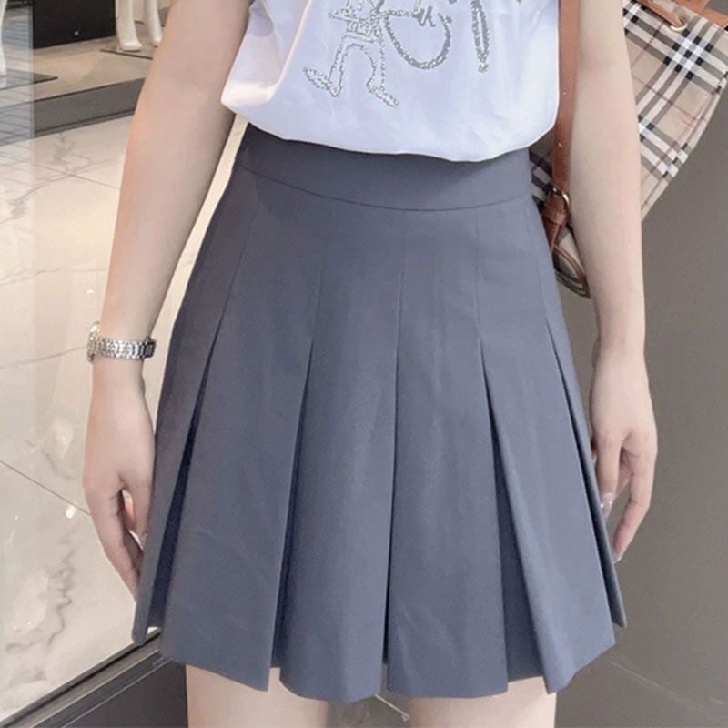 {专柜}商场同款2025女装夏季学院风短款A字百褶裤裙半身裙5200471