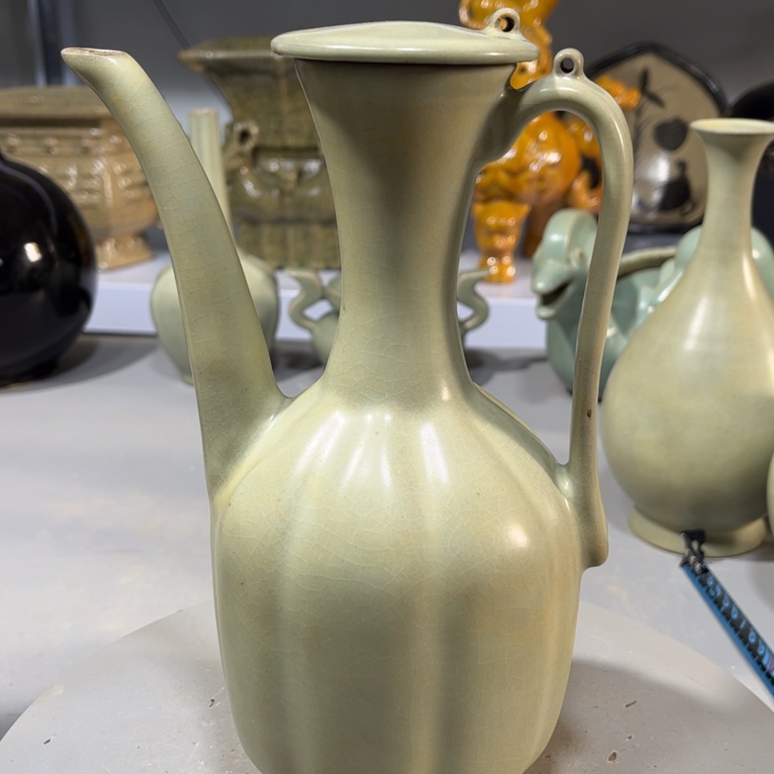 瓶宋*汝窑瓶子品相完美